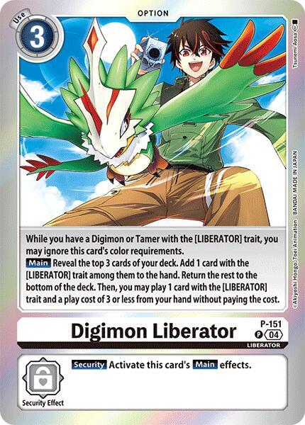 Image of Digimon Liberator [P-151] (Reprint) [Special Limited Set]