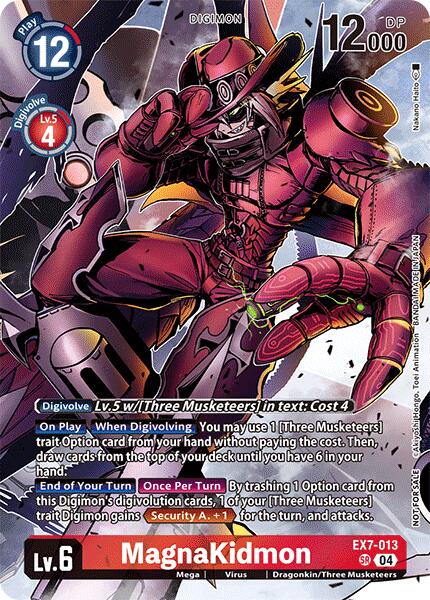 Image of MagnaKidmon [EX7-013] (Alternate Art) (Box Topper) [Special Limited Set]