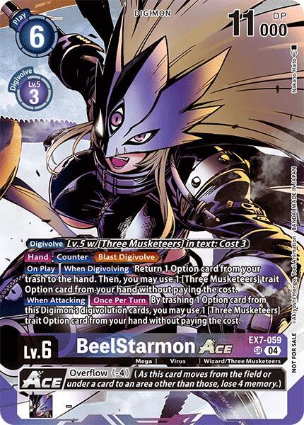 Image of BeelStarmon ACE [EX7-059] (Alternate Art) (Box Topper) [Special Limited Set]