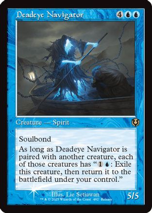 Image of Deadeye Navigator (Retro Frame) [Innistrad Remastered Promos]