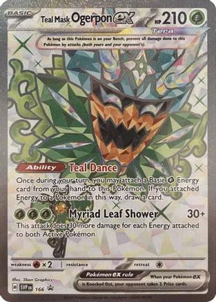 Image of Teal Mask Ogerpon ex (166) [Scarlet & Violet: Black Star Promos]