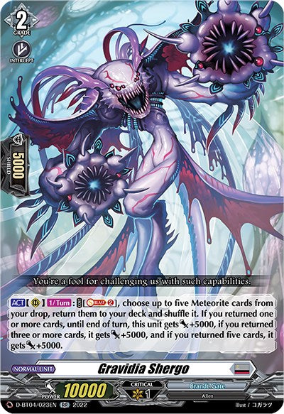 Image of Gravidia Shergo (D-BT04/023EN) [Awakening of Chakrabarthi]