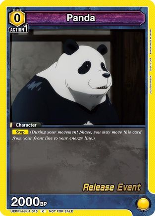 Image of Panda (015) (UEPR/JJK-1-015) - UE03BT Jujutsu Kaisen Release Event Cards