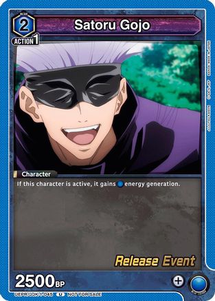 Image of Satoru Gojo (045) (UEPR/JJK-1-045) - UE03BT Jujutsu Kaisen Release Event Cards