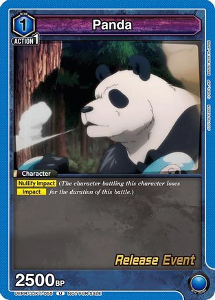 Image of Panda (055) (UEPR/JJK-1-055) - UE03BT Jujutsu Kaisen Release Event Cards