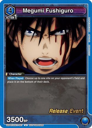 Image of Megumi Fushiguro (057) (UEPR/JJK-1-057) - UE03BT Jujutsu Kaisen Release Event Cards