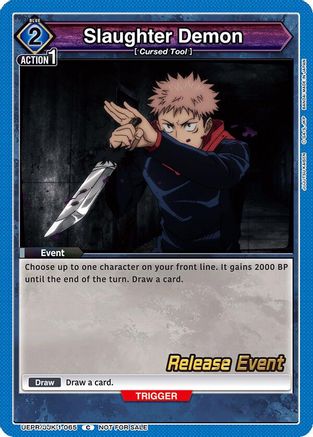 Image of Slaughter Demon (UEPR/JJK-1-065) - UE03BT Jujutsu Kaisen Release Event Cards