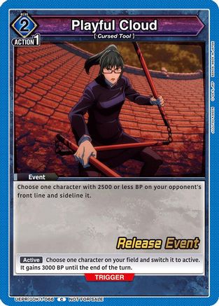 Image of Playful Cloud (UEPR/JJK-1-066) - UE03BT Jujutsu Kaisen Release Event Cards
