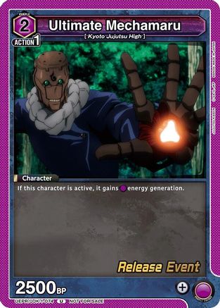 Image of Ultimate Mechamaru (UEPR/JJK-1-074) - UE03BT Jujutsu Kaisen Release Event Cards