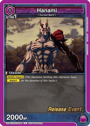 Image of Hanami (090) (UEPR/JJK-1-090) - UE03BT Jujutsu Kaisen Release Event Cards