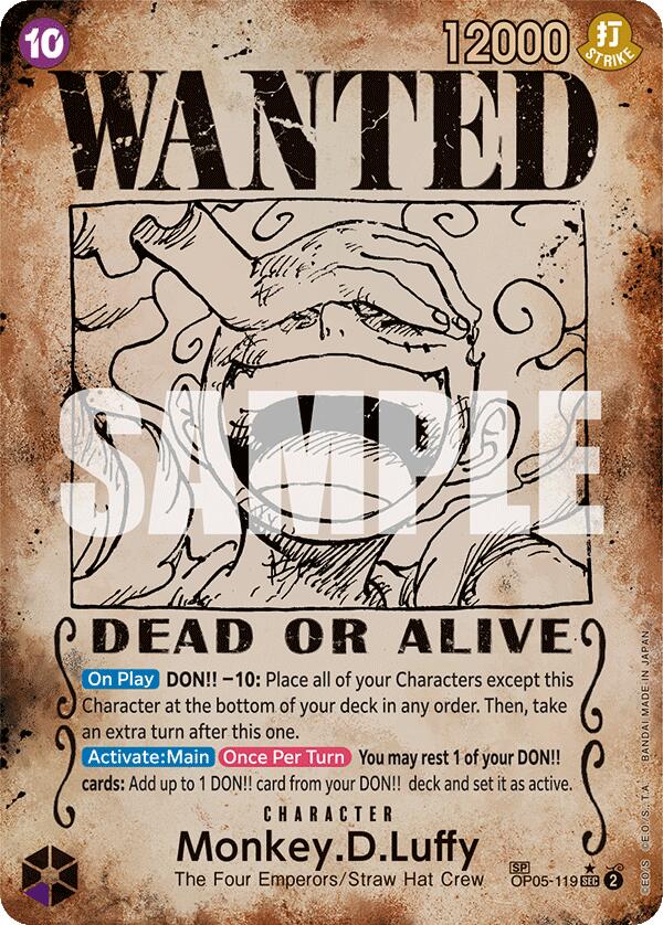 Image of Monkey.D.Luffy (Wanted Poster) [Emperors in the New World]