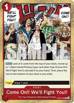 Image of Come On!! We'll Fight You!! [Emperors in the New World]