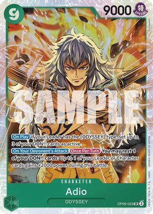 Image of Adio (OP09-023) - Emperors in the New World Foil