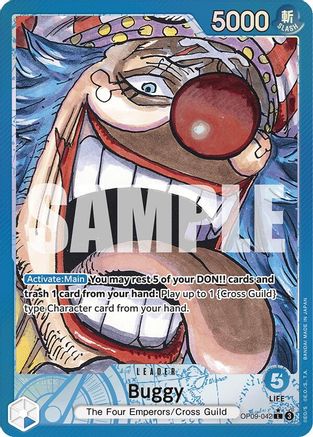 Image of Buggy (042) (Parallel) (OP09-042) - Emperors in the New World Foil