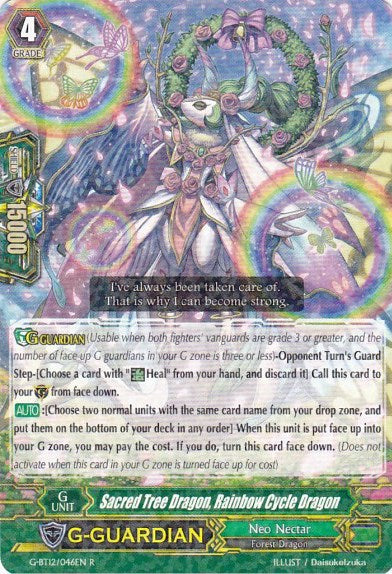 Image of Sacred Tree Dragon, Rainbow Cycle Dragon (G-BT12/046EN) [Dragon King's Awakening]