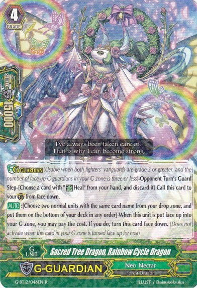 Sacred Tree Dragon, Rainbow Cycle Dragon (G-BT12/046EN) [Dragon King's Awakening]