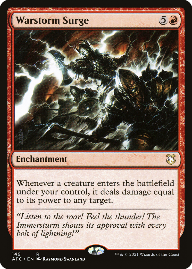 Image of Warstorm Surge [Dungeons & Dragons: Adventures in the Forgotten Realms Commander]