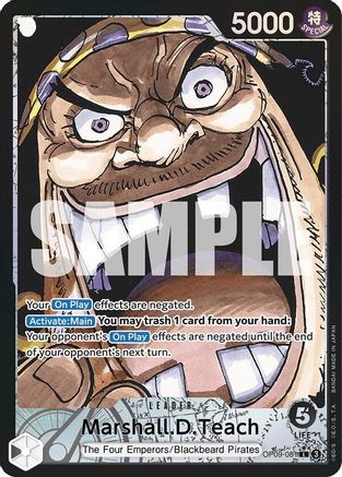 Image of Marshall.D.Teach (Parallel) [Emperors in the New World]
