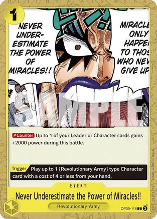 Image of Never Underestimate the Power of Miracles!! [Emperors in the New World]