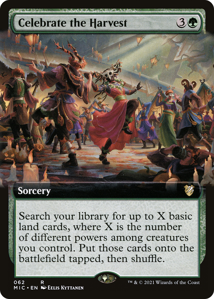 Image of Celebrate the Harvest (Extended Art) [Innistrad: Midnight Hunt Commander]