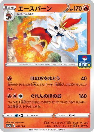 Image of Cinderace - 022/S-P (022/S-P) - SP Sword  Shield Promos