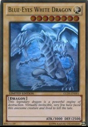 Image of Blue-Eyes White Dragon [GLD5-EN001] Ghost/Gold Rare