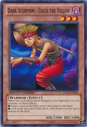 Image of Dark Scorpion - Chick the Yellow [GLD5-EN010] Common