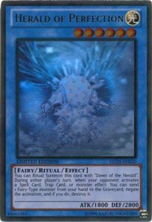 Image of Herald of Perfection [GLD5-EN030] Ghost/Gold Rare