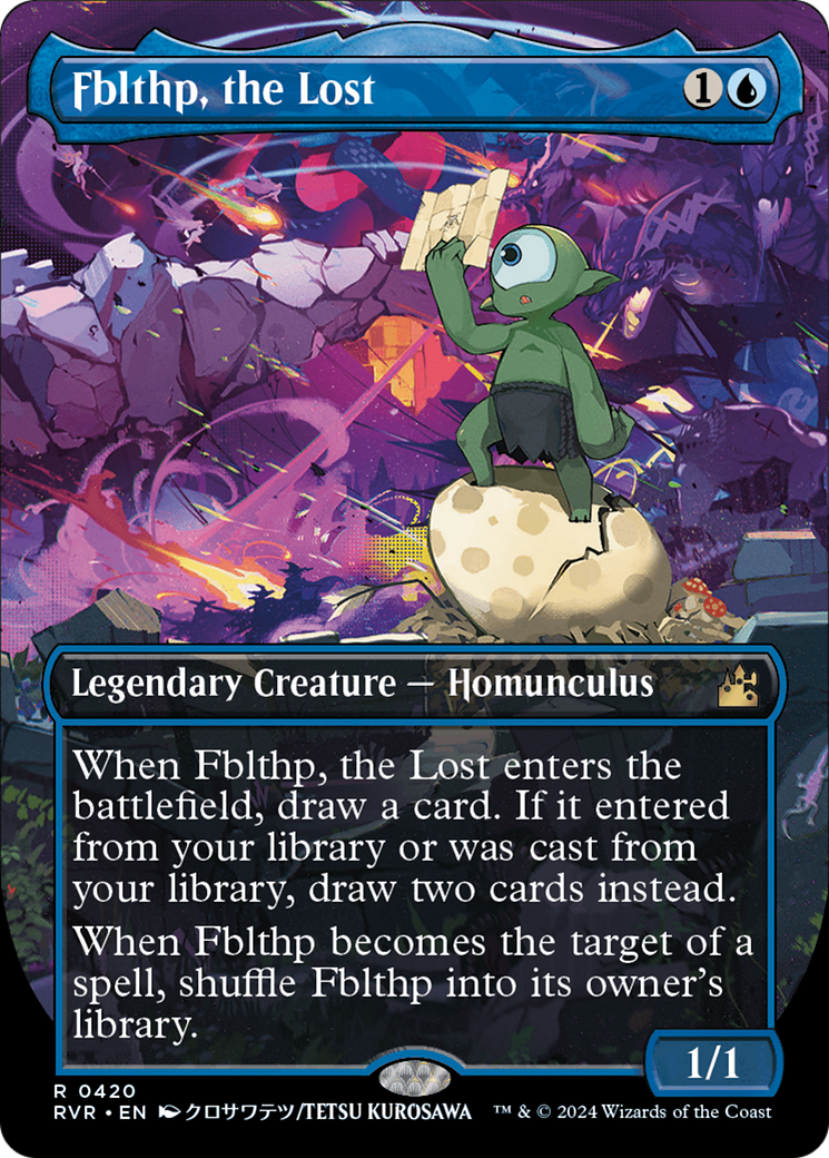 Image of Fblthp, the Lost (Anime Borderless) [Ravnica Remastered]
