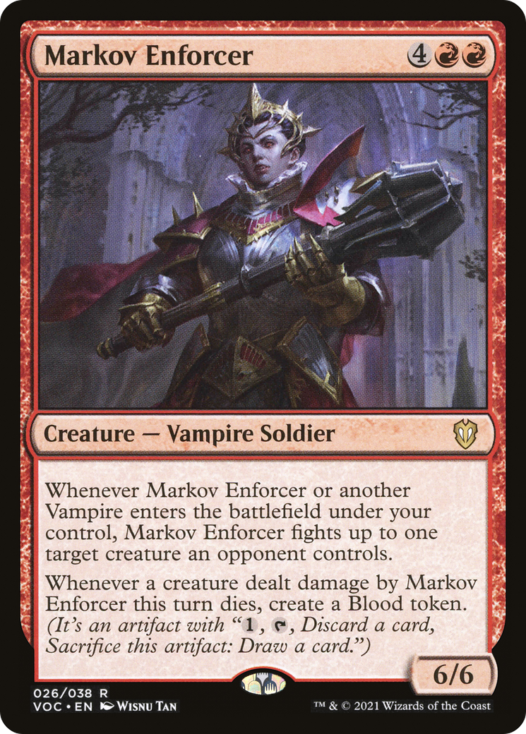 Image of Markov Enforcer [Innistrad: Crimson Vow Commander]