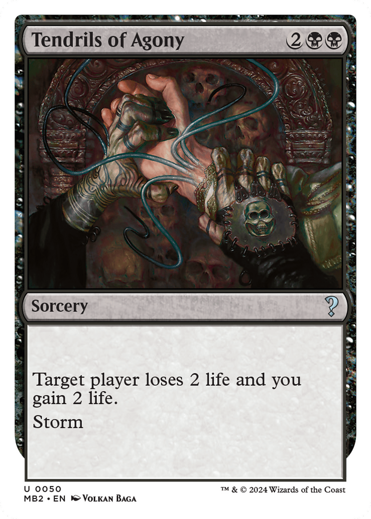 Image of Tendrils of Agony (White Border) [Mystery Booster 2]