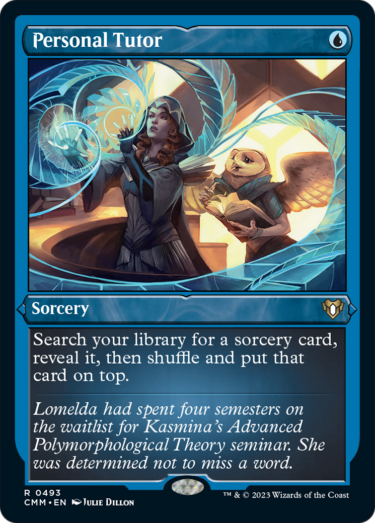 Image of Personal Tutor (Foil Etched) [Commander Masters]