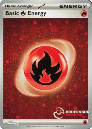 Image of Fire Energy (2023) (2023) 002  - Holofoil Professor Program Promos - Promo