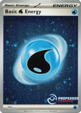 Image of Water Energy (2023) (2023) 003  - Holofoil Professor Program Promos - Promo