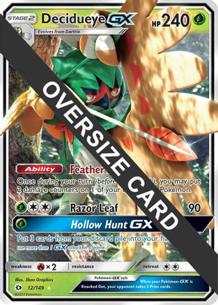Image of Decidueye GX 012/149  - Holofoil Jumbo Cards - Promo