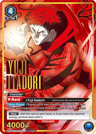 Image of Yuji Itadori (040) (SR***) (UE03BT/JJK-1-040) - UE03BT Jujutsu Kaisen Foil