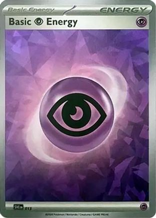 Image of Basic Psychic Energy (013) (Cracked Ice Holo) [Scarlet & Violet: Stellar Crown]
