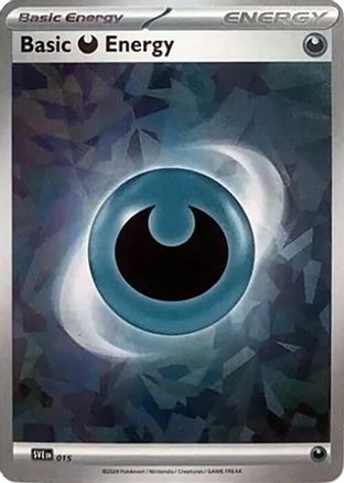 Image of Basic Darkness Energy (015) (Cracked Ice Holo) [Scarlet & Violet: Stellar Crown]