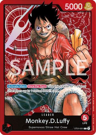 Image of Monkey.D.Luffy (ST01-001) - Revision Pack Cards Foil