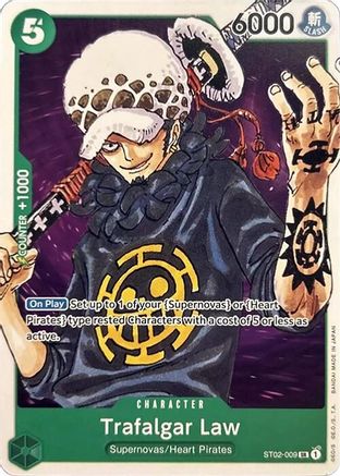 Image of Trafalgar Law (ST02-009) - Revision Pack Cards Foil