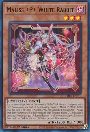 Image of Maliss P White Rabbit [CRBR-EN015] Ultra Rare