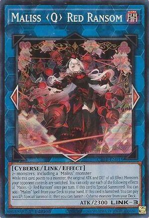 Image of Maliss Q Red Ransom [CRBR-EN018] Super Rare