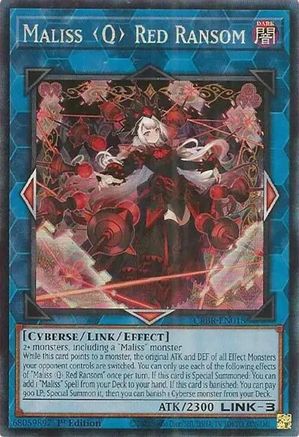 Image of Maliss Q Red Ransom (CR) [CRBR-EN018] Collector's Rare