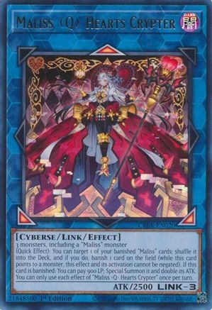 Image of Maliss Q Hearts Crypter [CRBR-EN020] Ultra Rare