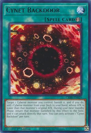 Image of Cynet Backdoor [CRBR-EN029] Rare