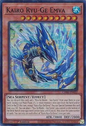 Image of Kairo Ryu-Ge Emva [CRBR-EN032] Super Rare