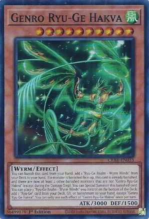 Image of Genro Ryu-Ge Hakva [CRBR-EN033] Super Rare