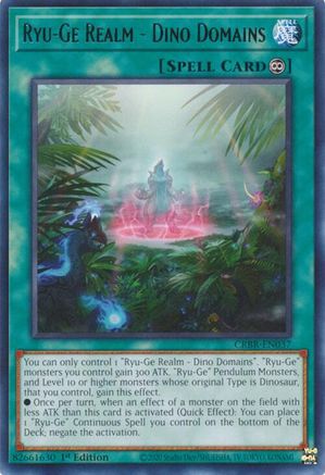 Image of Ryu-Ge Realm - Dino Domains [CRBR-EN037] Rare