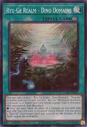 Image of Ryu-Ge Realm - Dino Domains (SR) [CRBR-EN037] Super Rare