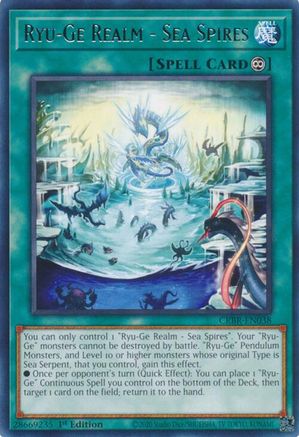 Image of Ryu-Ge Realm - Sea Spires [CRBR-EN038] Rare